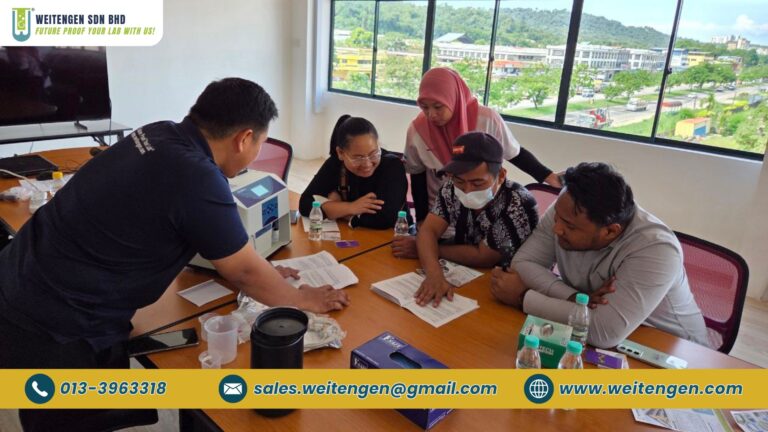 June 2025 - Operational Training on Milk Analyzer at Weitengen's Meeting Room